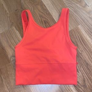 Lululemon carnation red power pivot tank